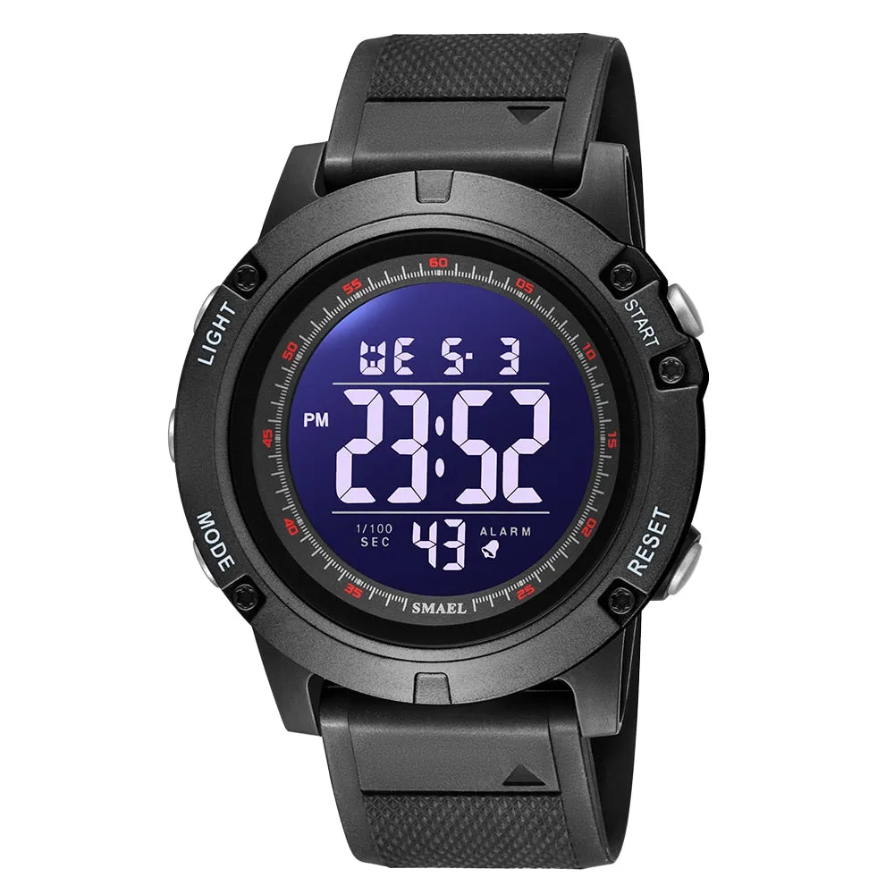 SMAEL Outdoor Sport Watches Waterproof Digital Watch For Men Fashion Led Light Stopwatch Multifunction Wrist Watch Men&#39;s Clock
