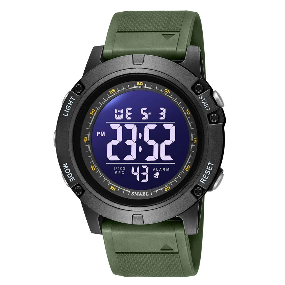 SMAEL Outdoor Sport Watches Waterproof Digital Watch For Men Fashion Led Light Stopwatch Multifunction Wrist Watch Men&#39;s Clock