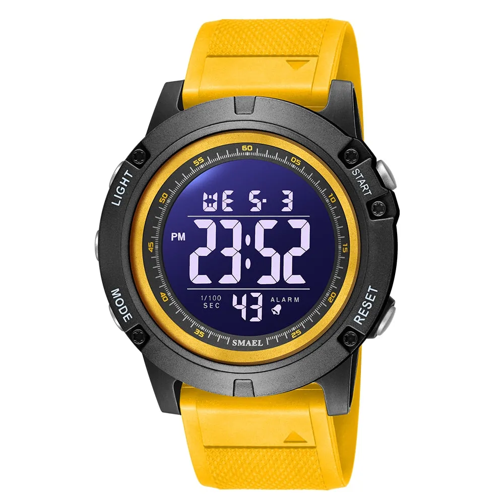 SMAEL Outdoor Sport Watches Waterproof Digital Watch For Men Fashion Led Light Stopwatch Multifunction Wrist Watch Men&#39;s Clock