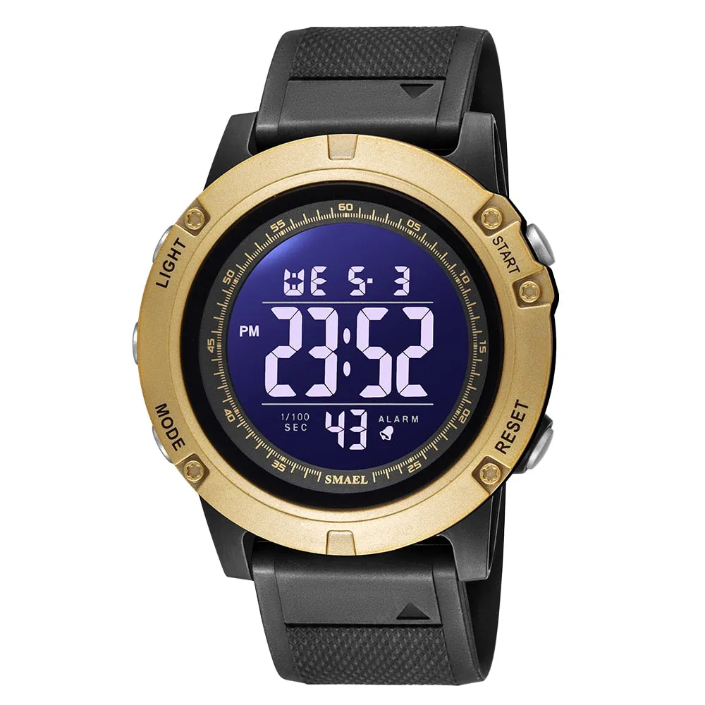 SMAEL Outdoor Sport Watches Waterproof Digital Watch For Men Fashion Led Light Stopwatch Multifunction Wrist Watch Men&#39;s Clock