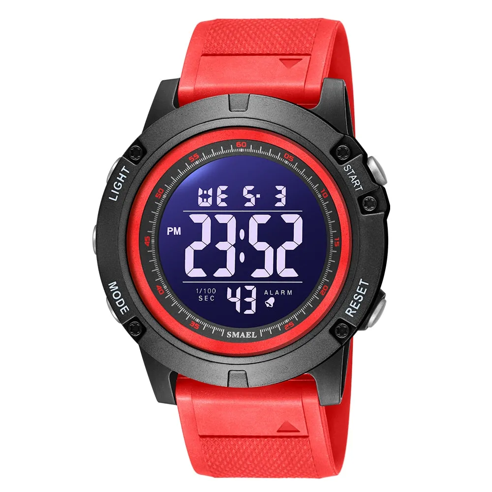 SMAEL Outdoor Sport Watches Waterproof Digital Watch For Men Fashion Led Light Stopwatch Multifunction Wrist Watch Men&#39;s Clock