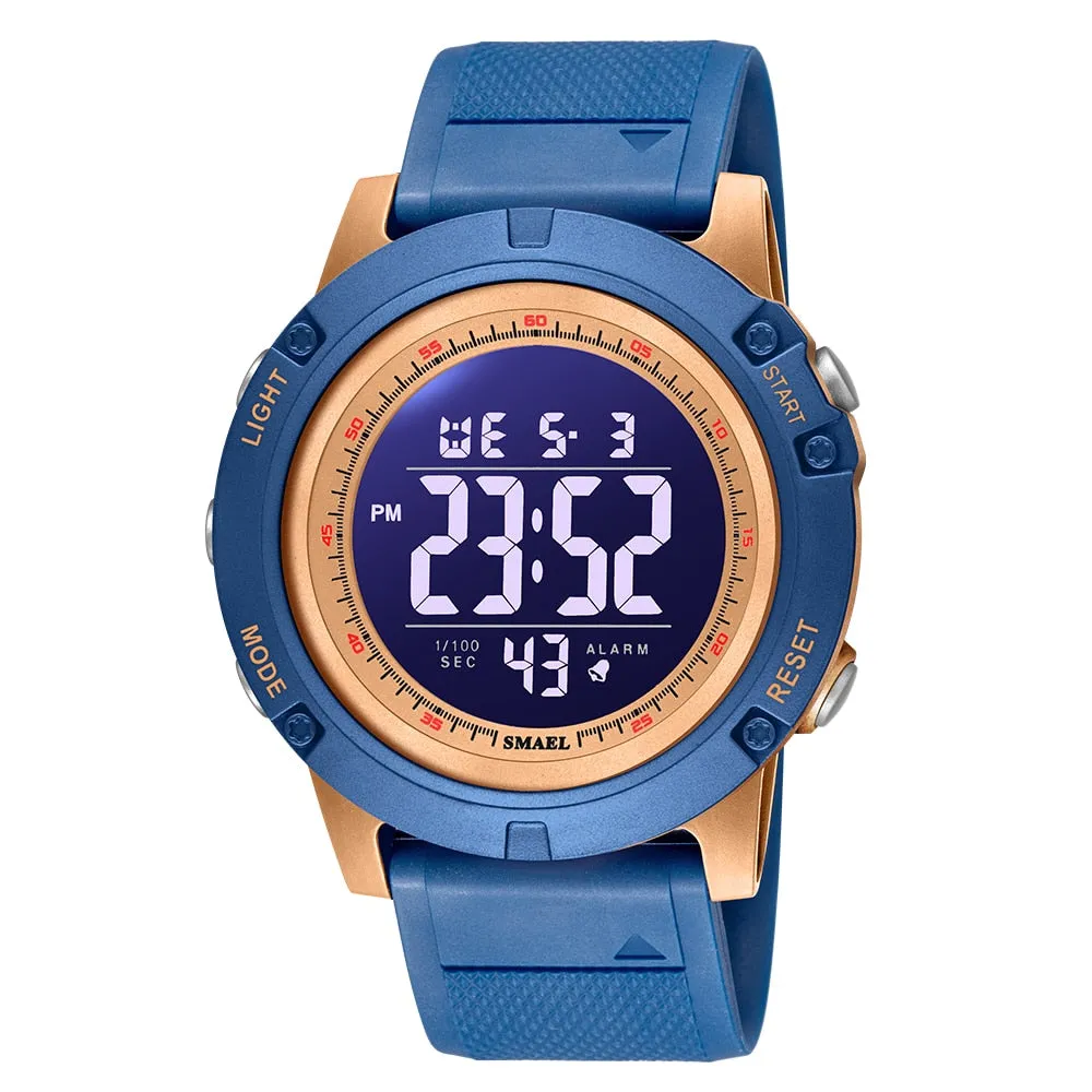 SMAEL Outdoor Sport Watches Waterproof Digital Watch For Men Fashion Led Light Stopwatch Multifunction Wrist Watch Men&#39;s Clock