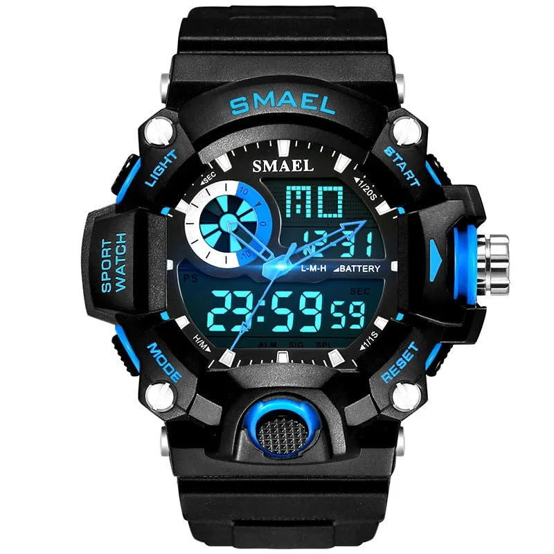 SMAEL Watches Men Military Army Watch Led Digital Mens Sports Wristwatch Male Gift Analog Shock Watch Relogio Masculino Reloj