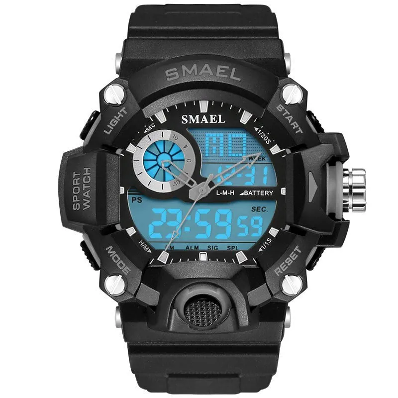 SMAEL Watches Men Military Army Watch Led Digital Mens Sports Wristwatch Male Gift Analog Shock Watch Relogio Masculino Reloj