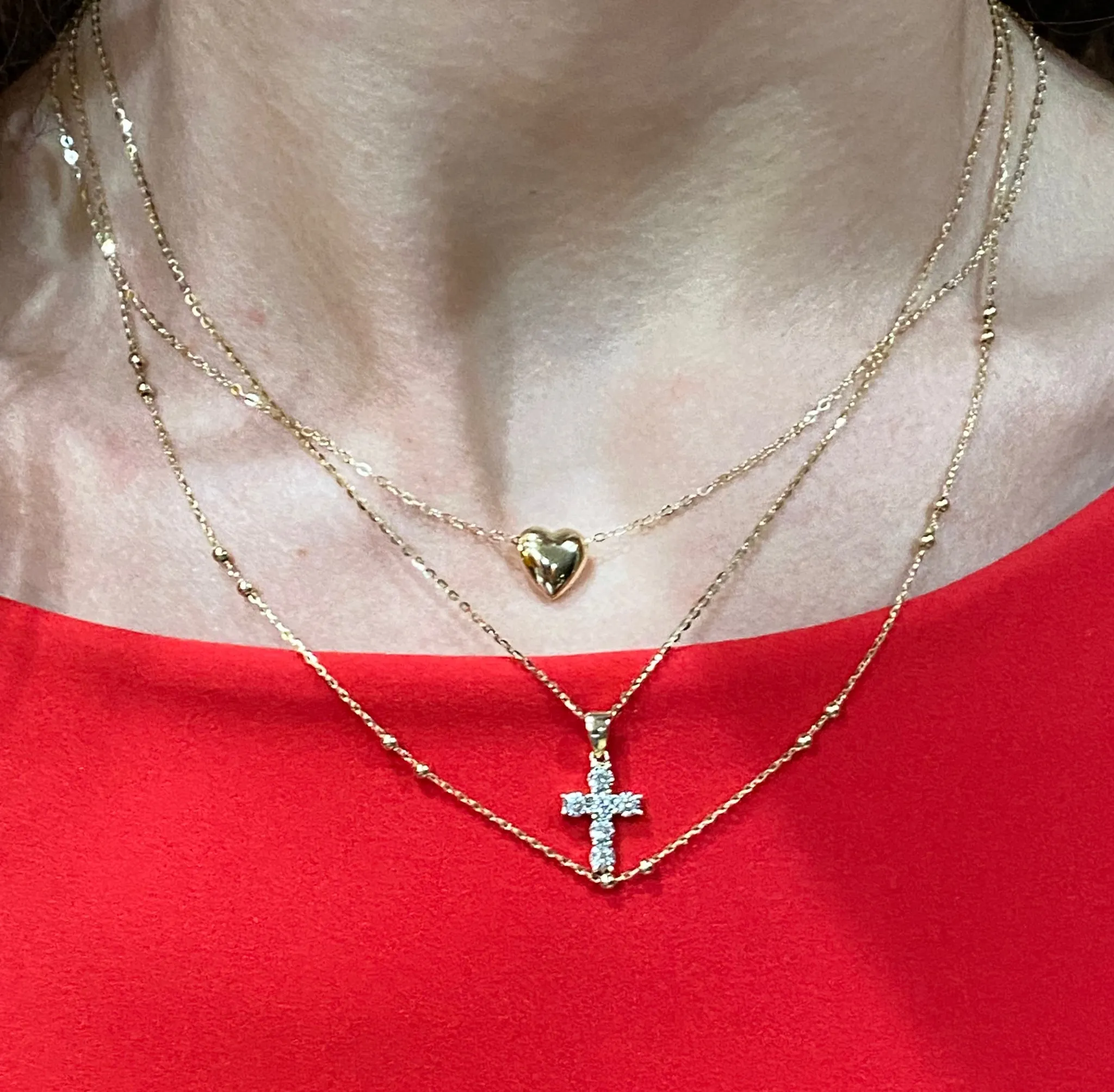 Small Diamond Cross