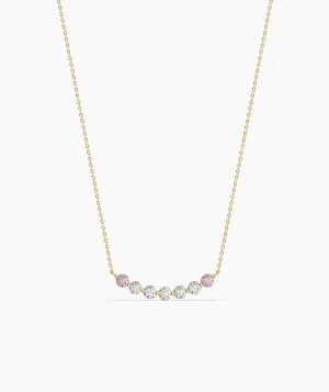Soft Glow Curved Bar Necklace