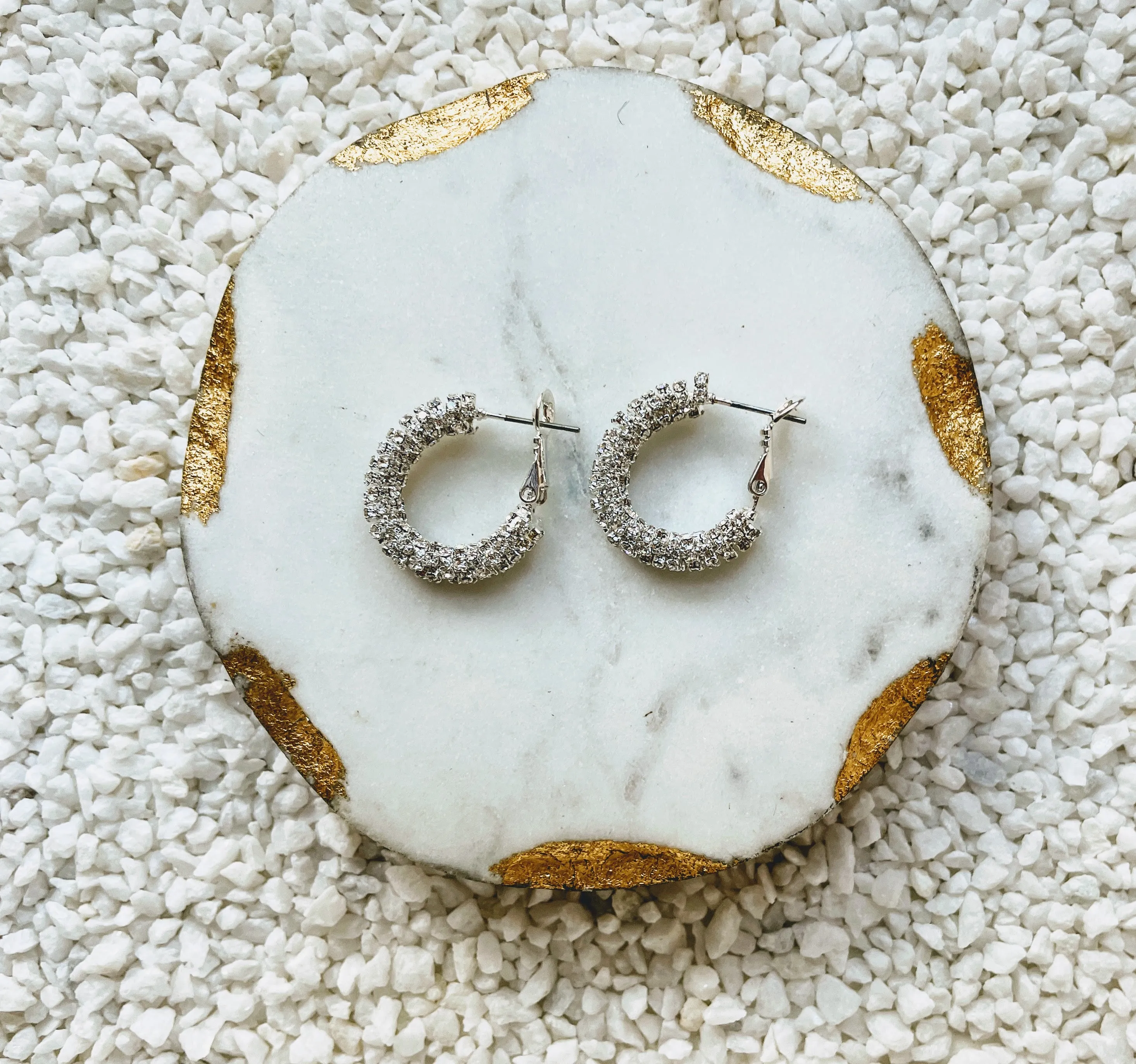 Sparkle Hoop Earring
