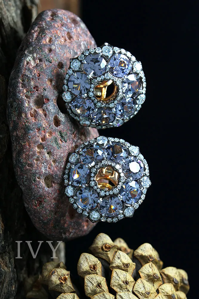 Spinel wreath Earrings