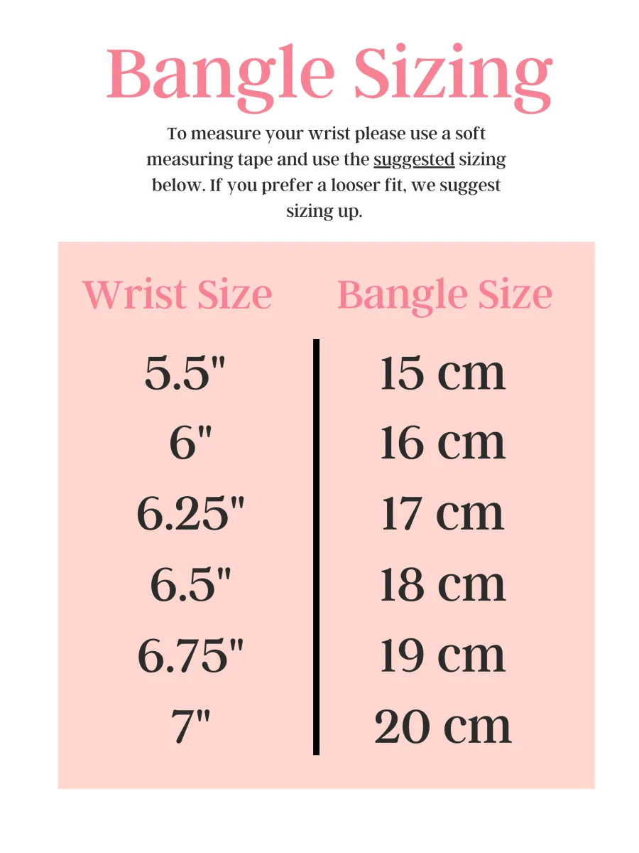Stackable Diamond Bangle 14K
