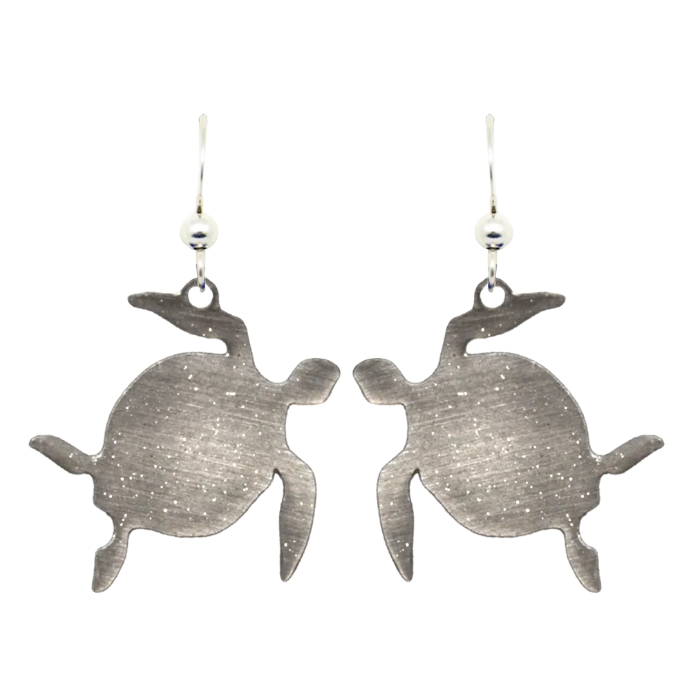 Stainless Honu turtle earrings #2169