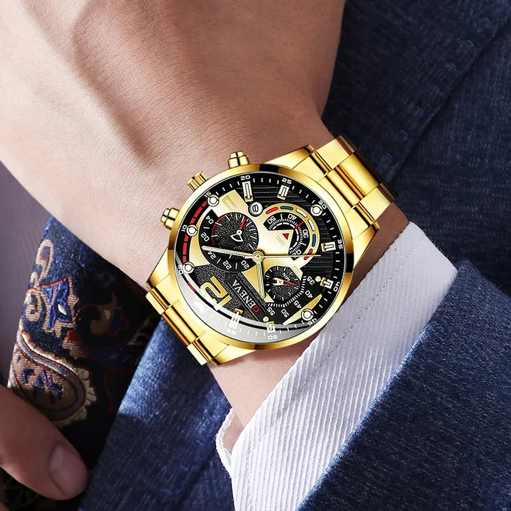 Stainless Steel Luxury Quartz Watches