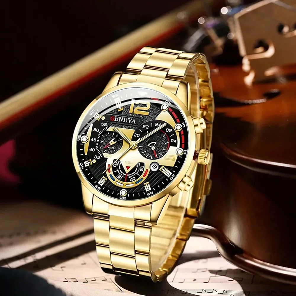 Stainless Steel Luxury Quartz Watches