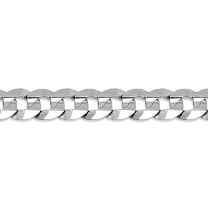 Sterling Silver (11mm) Curb Bracelet 8.5"