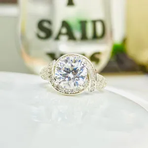 Sterling Silver Engagement Rings