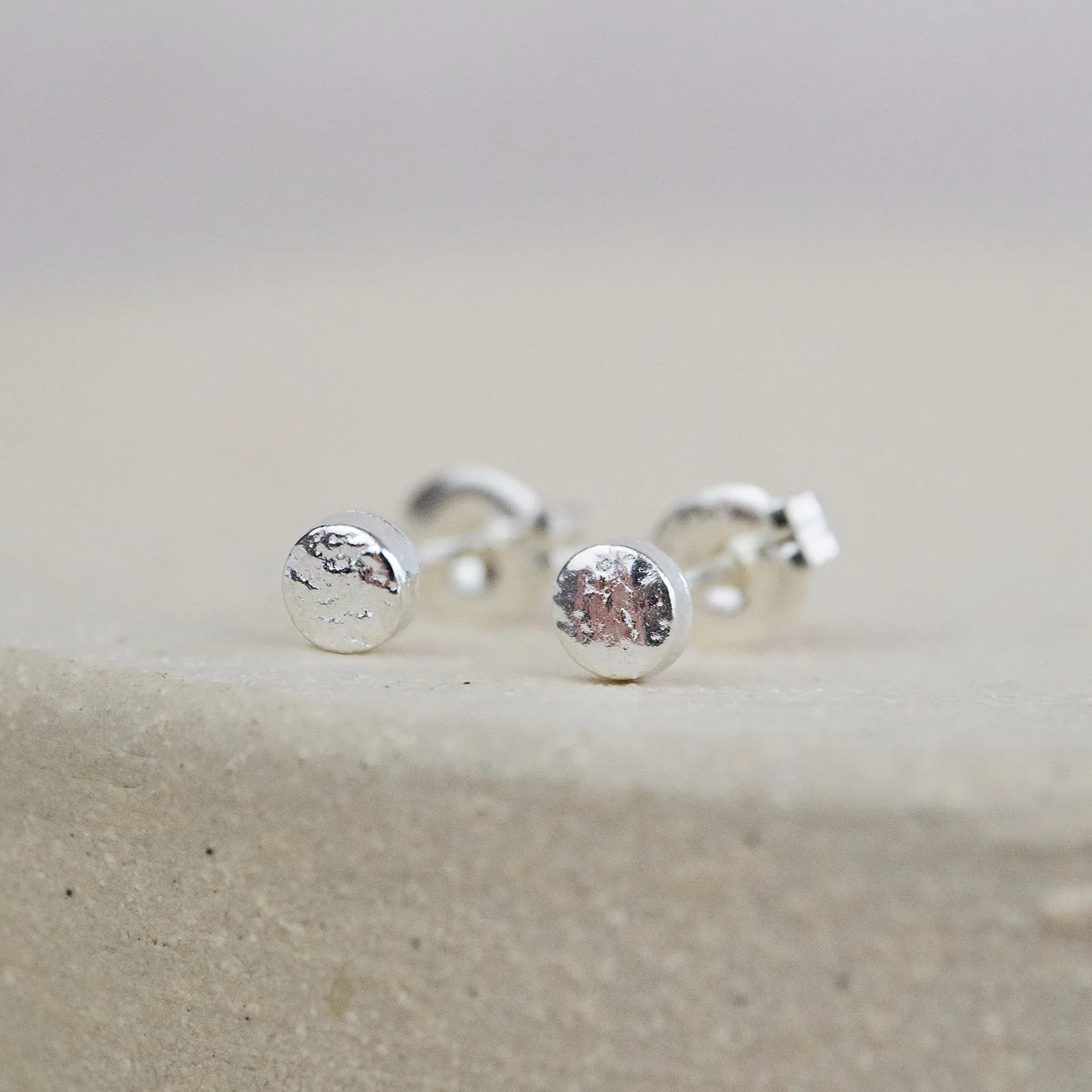 Sterling Silver Mini Studs Circle