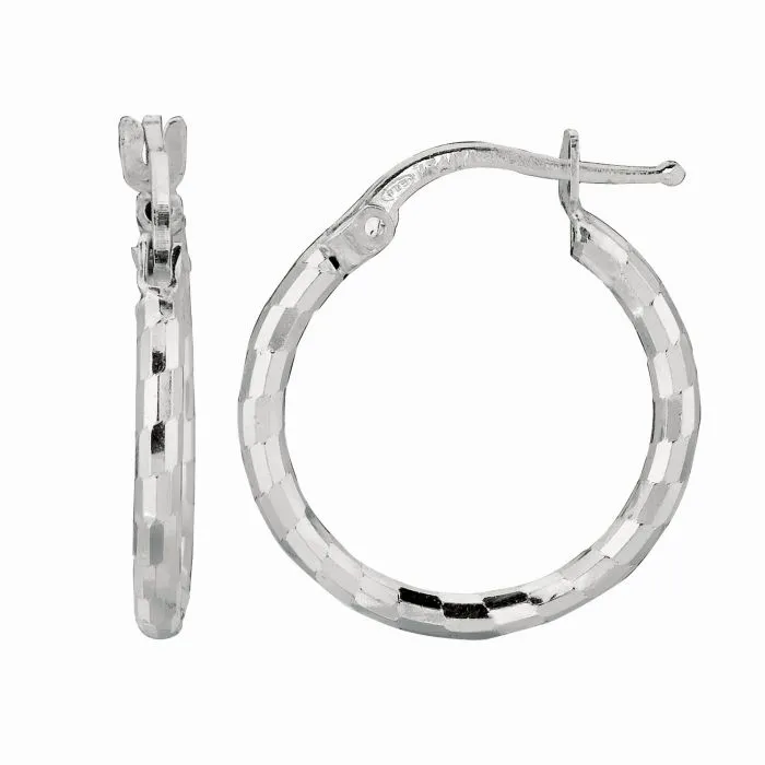 Sterling Silver Small Hoop Earrings