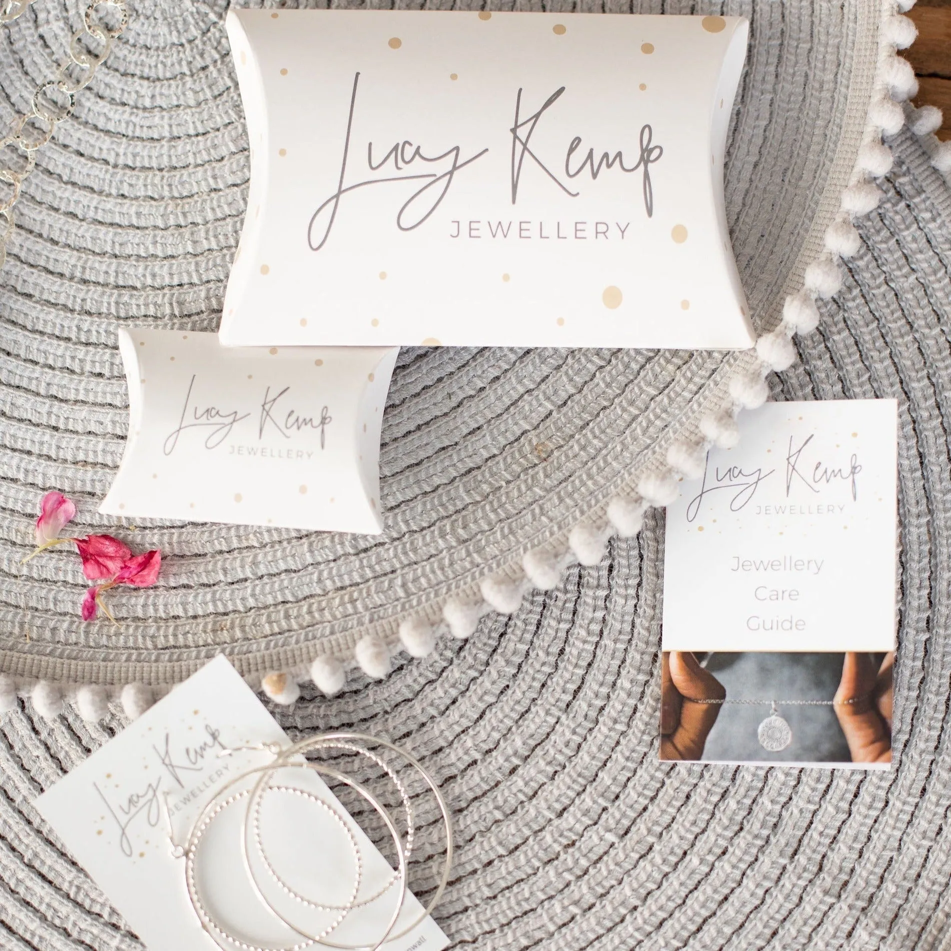 Sterling Silver Stamped Boobs Charm Hoops