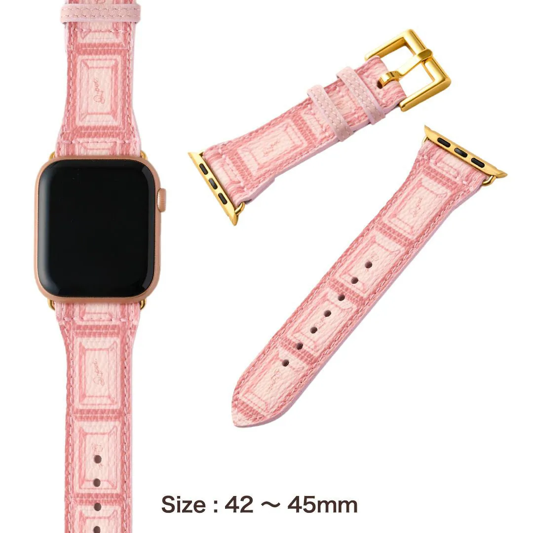 Strawberry Chocolate Leather Band for Apple Watch【Japan Jewelry】