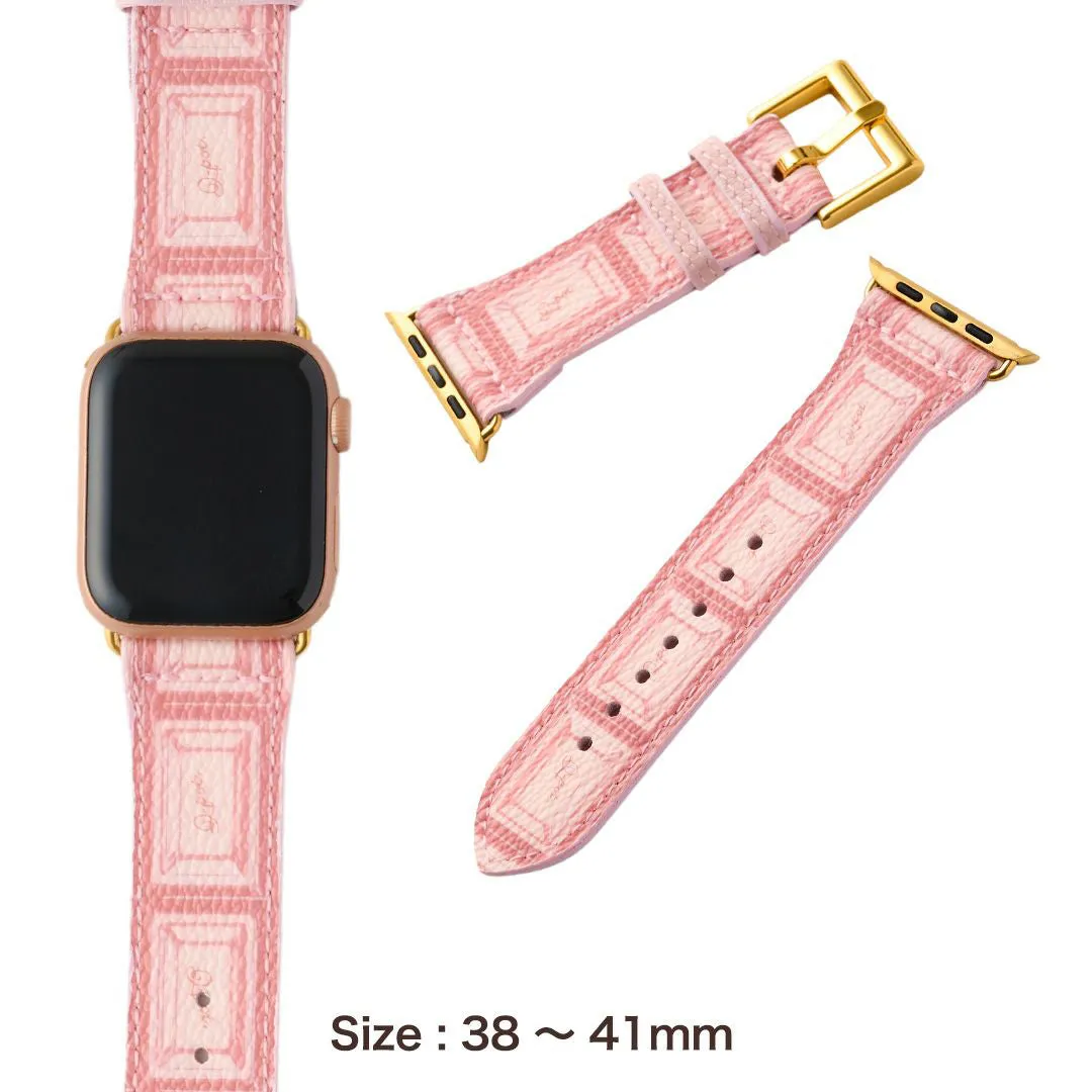 Strawberry Chocolate Leather Band for Apple Watch【Japan Jewelry】
