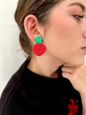 Strawberry earrings