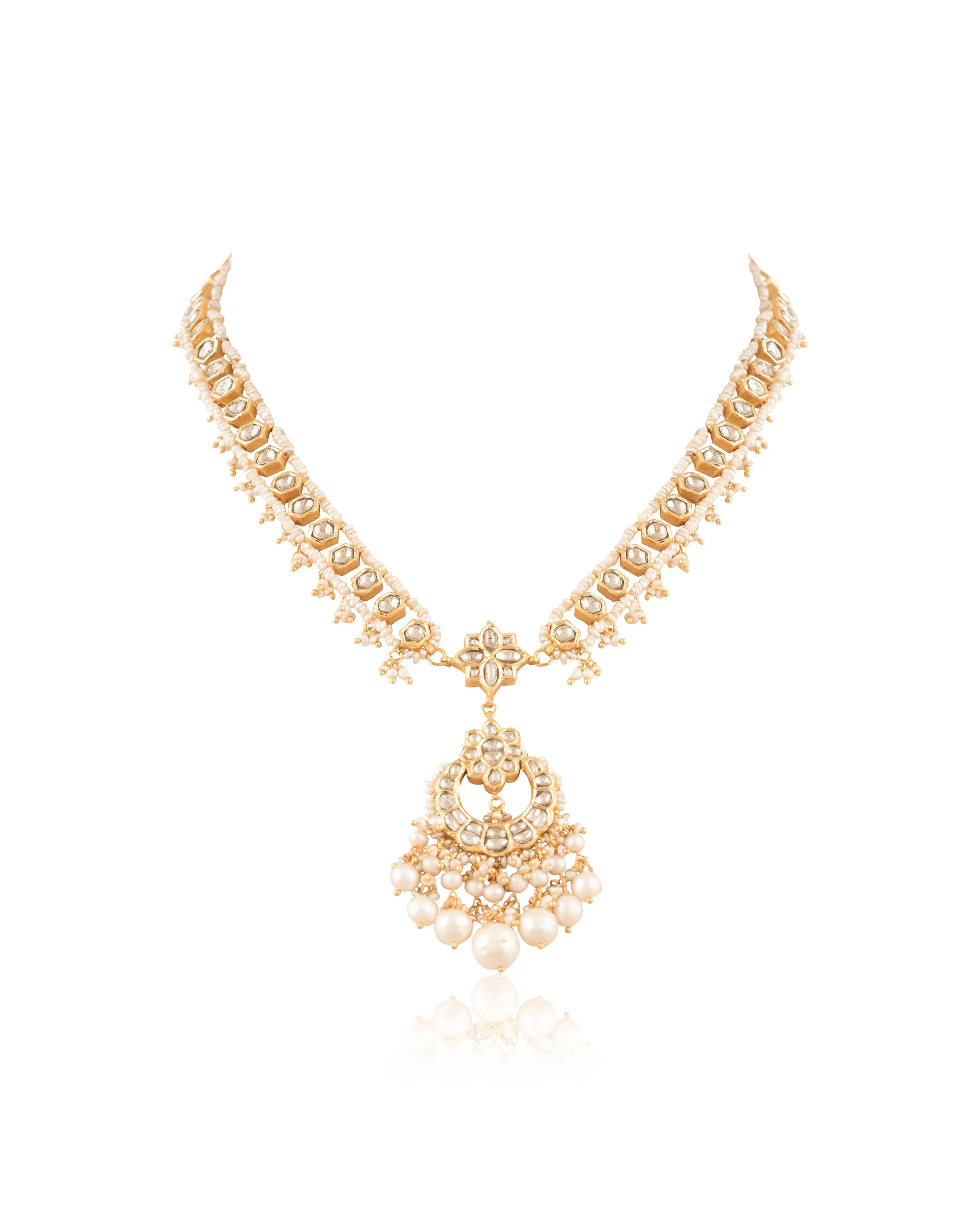 Swati Polki Long Necklace