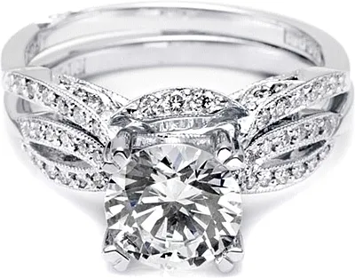 Tacori Contoured Diamond Wedding Band
