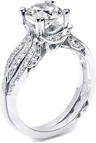 Tacori Contoured Diamond Wedding Band