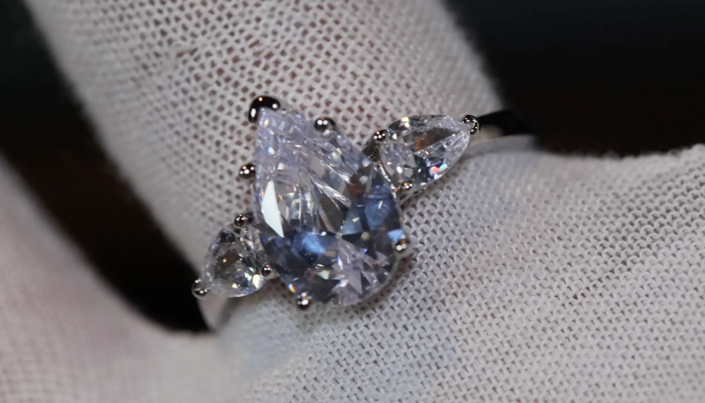 Teardrop Ring | Pear Shape Ring | Teardrop Engagement Ring | Tear Drop Ring | Engagement Ring