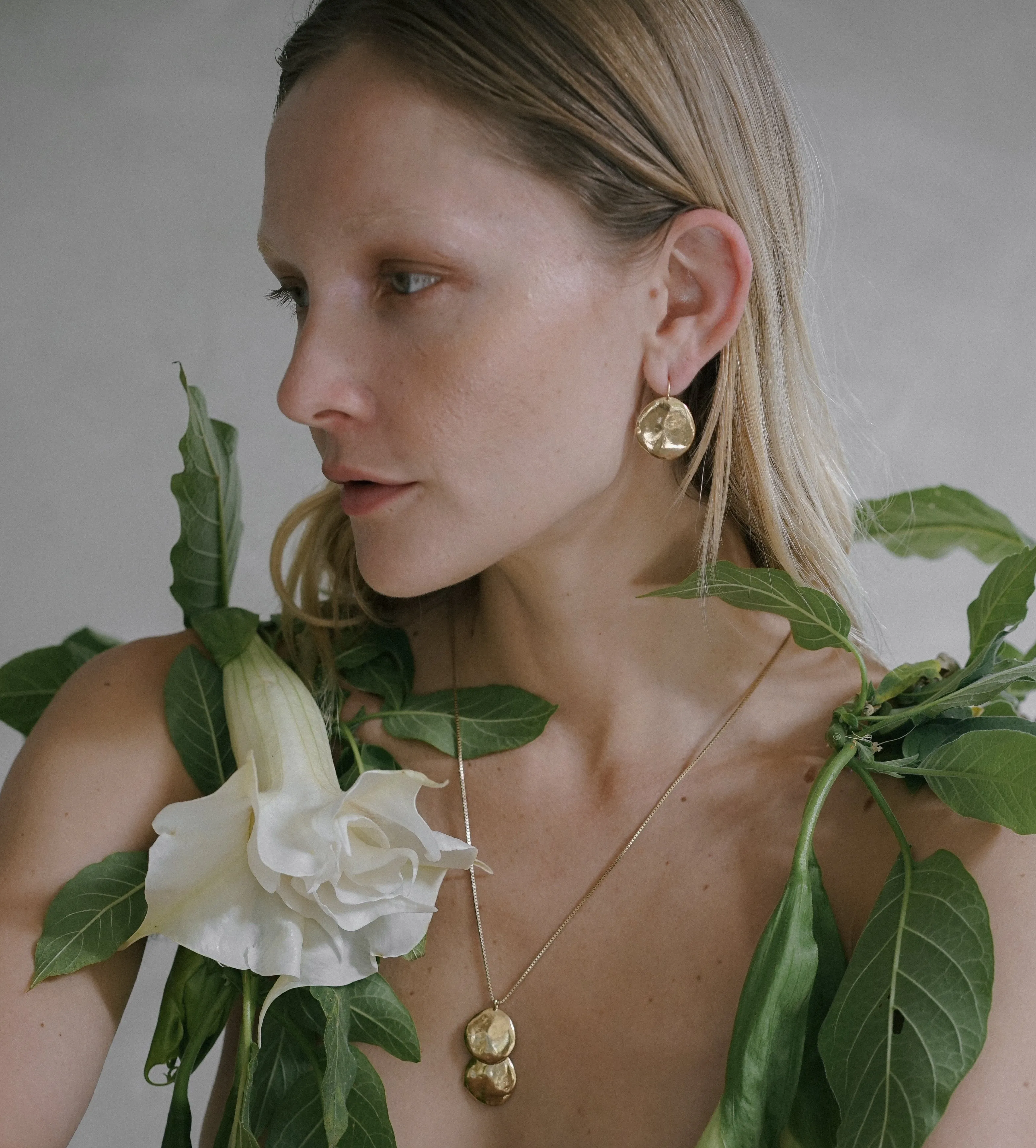 Terra Drop Necklace | Silver