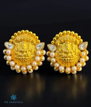The Abhata Silver Lakshmi Earrings