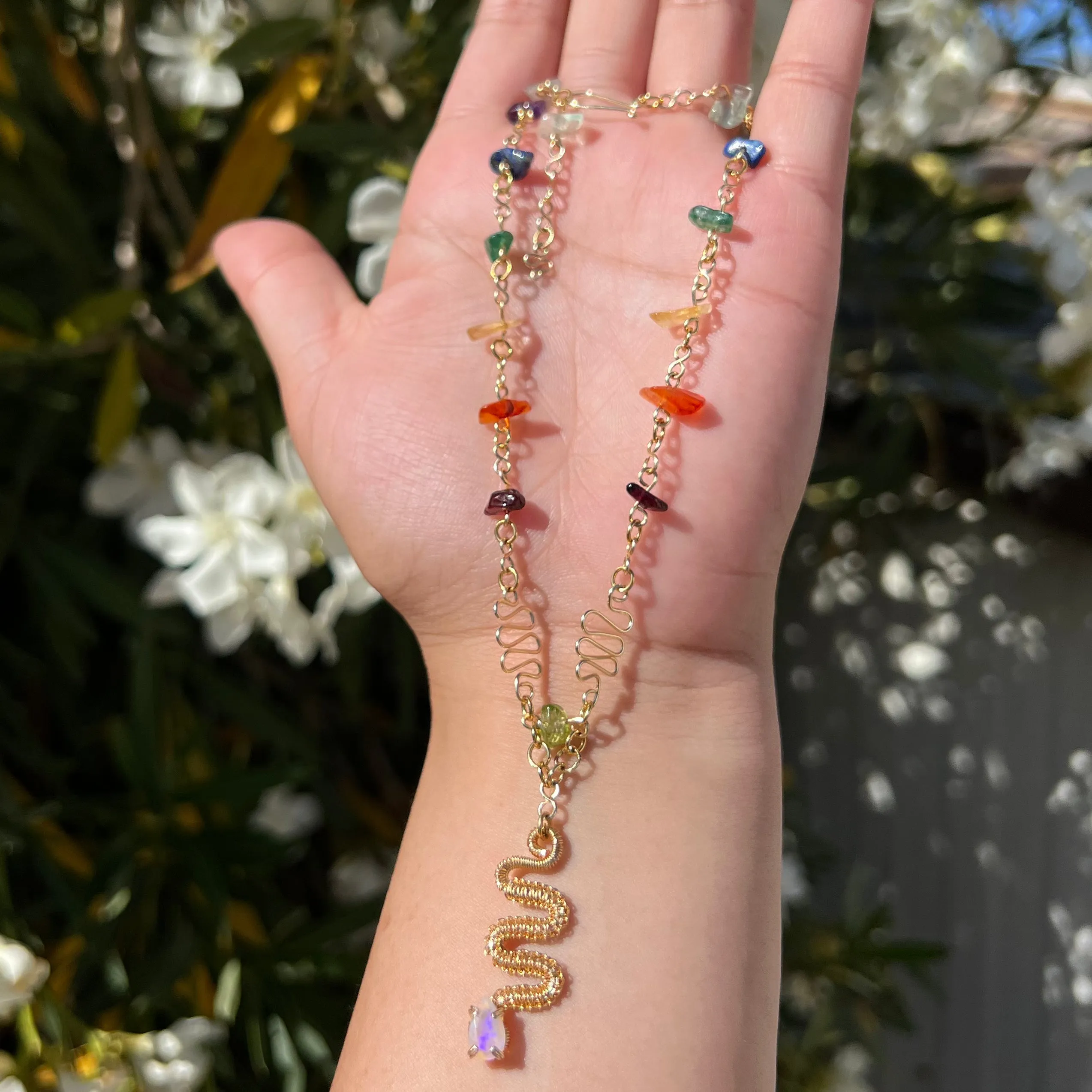 The Rainbow Chakra Medusa Serpent 𓆙