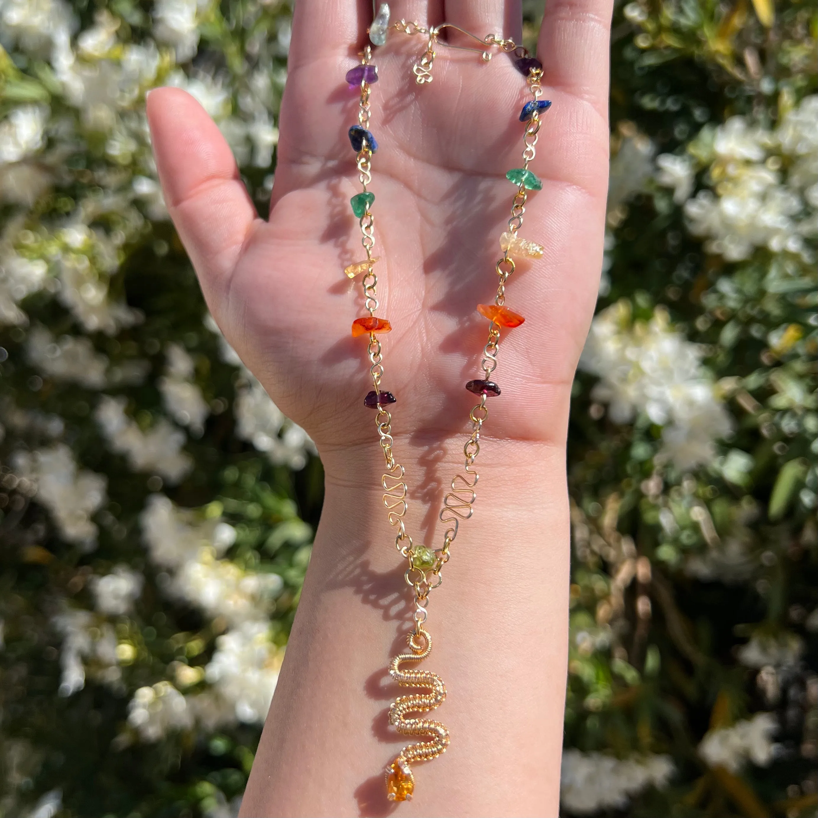 The Rainbow Chakra Medusa Serpent 𓆙