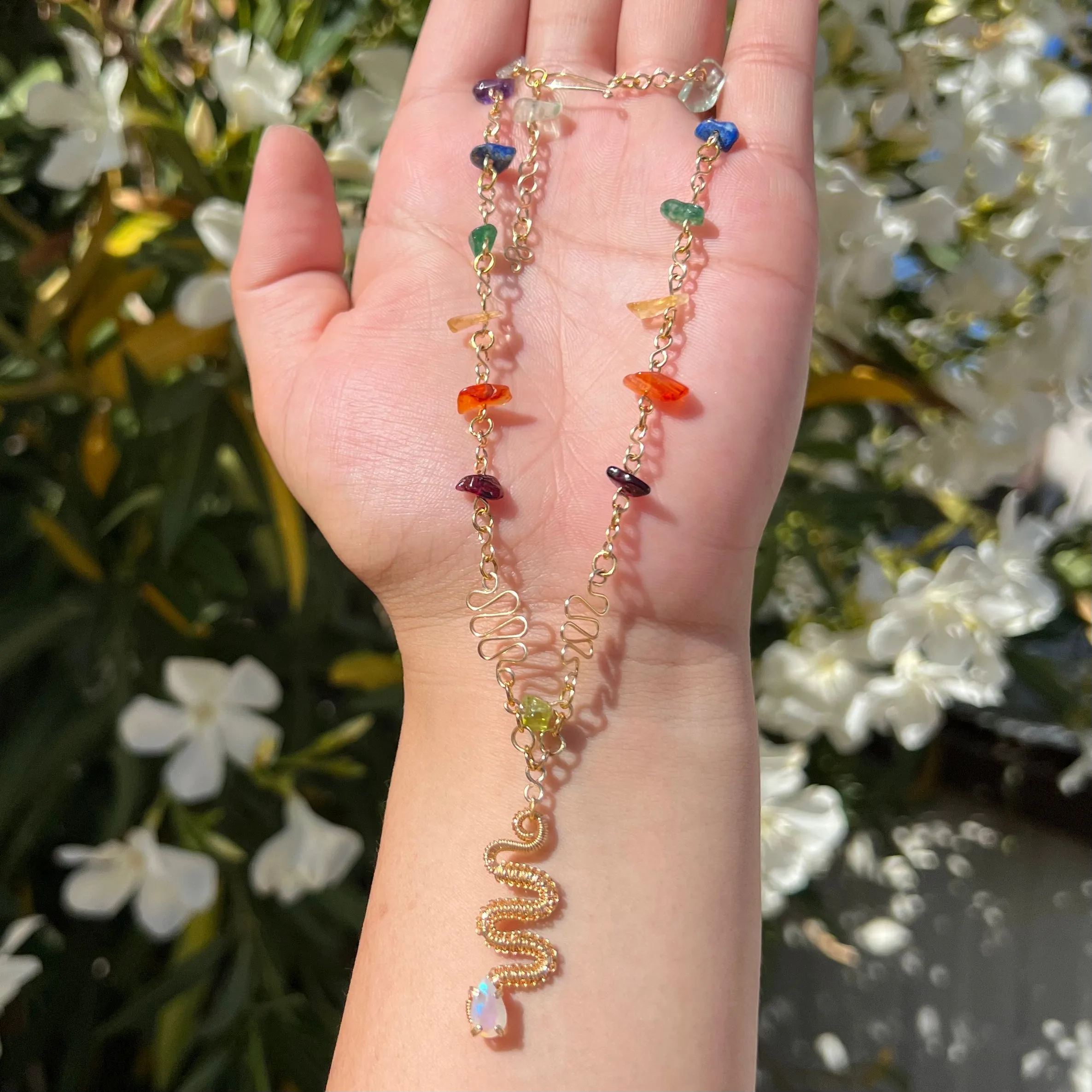 The Rainbow Chakra Medusa Serpent 𓆙