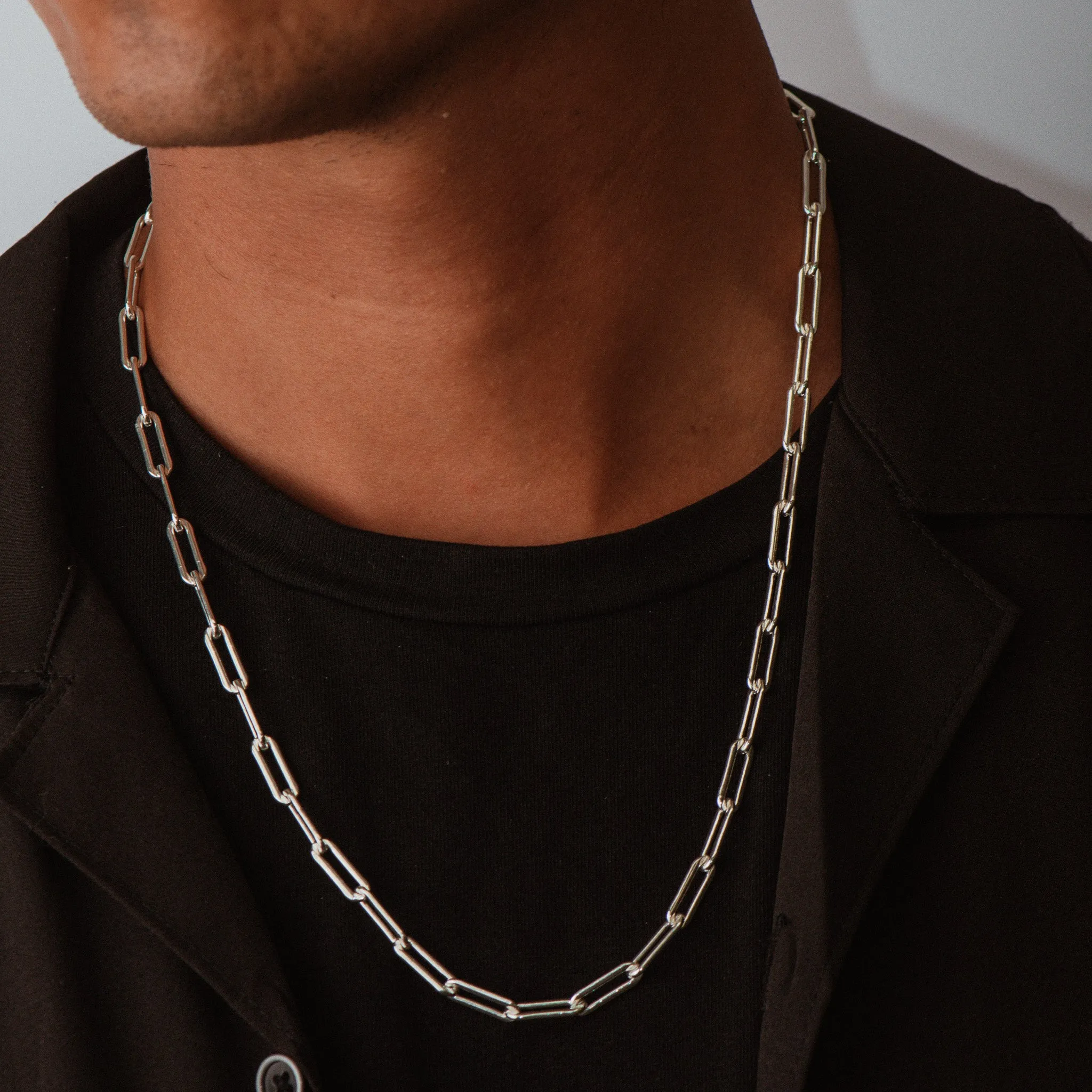 Thick Clip Chain Necklace