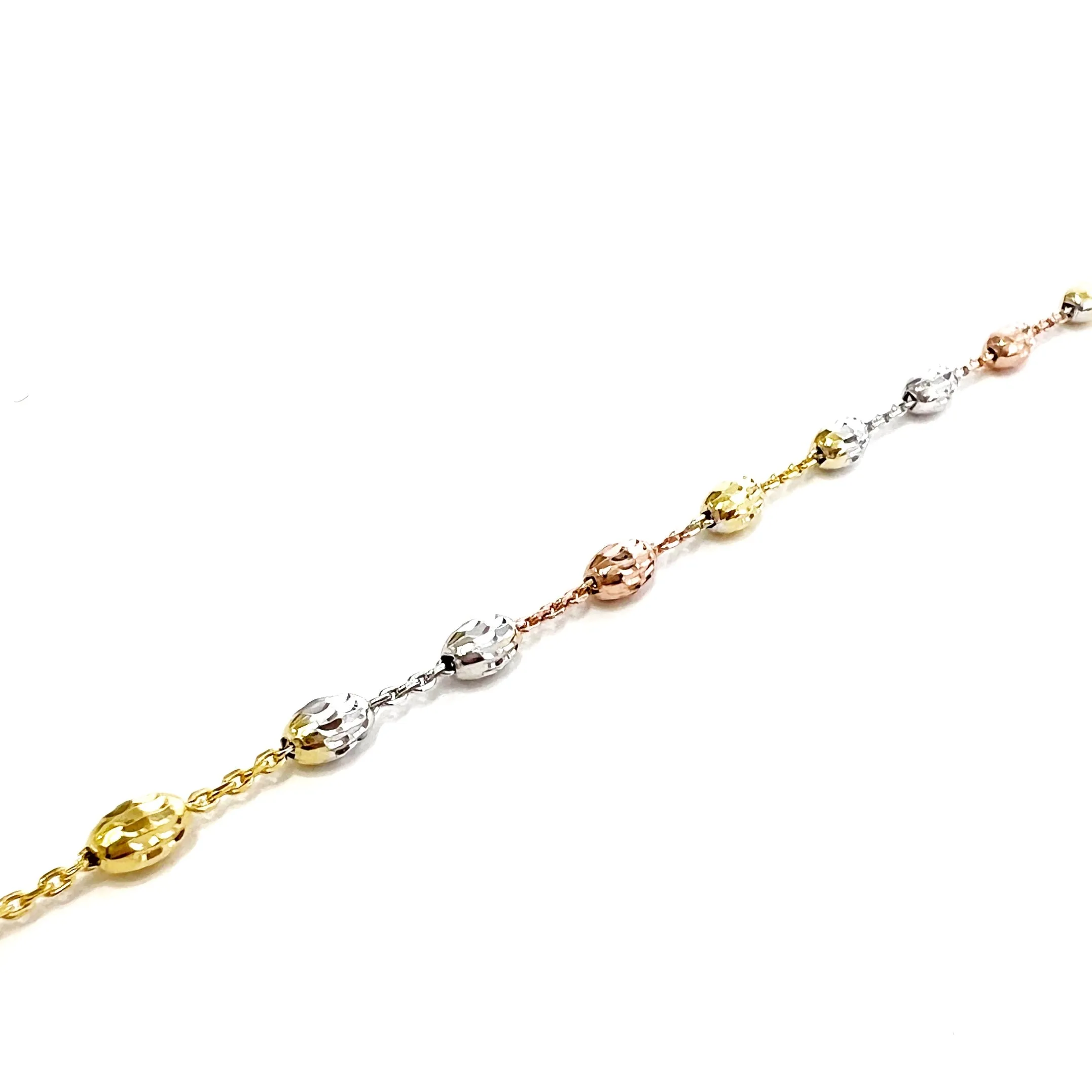 Three Tone Rice Read Bracelet