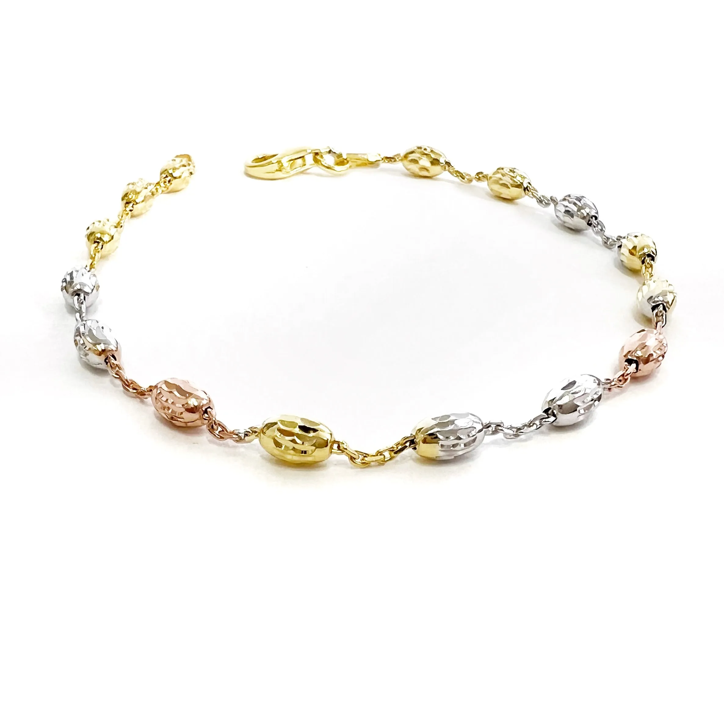 Three Tone Rice Read Bracelet
