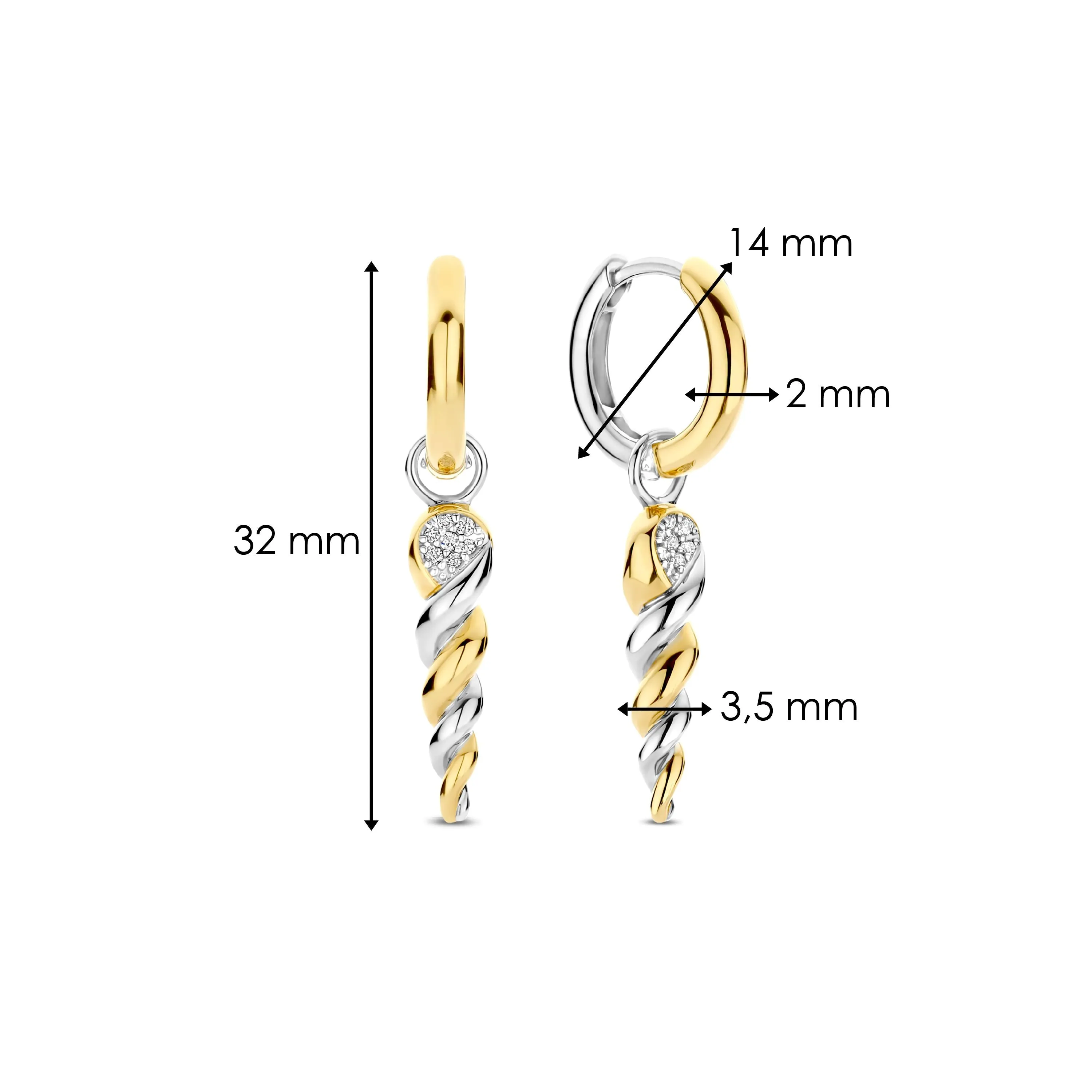 TI SENTO Earrings 78020ZY