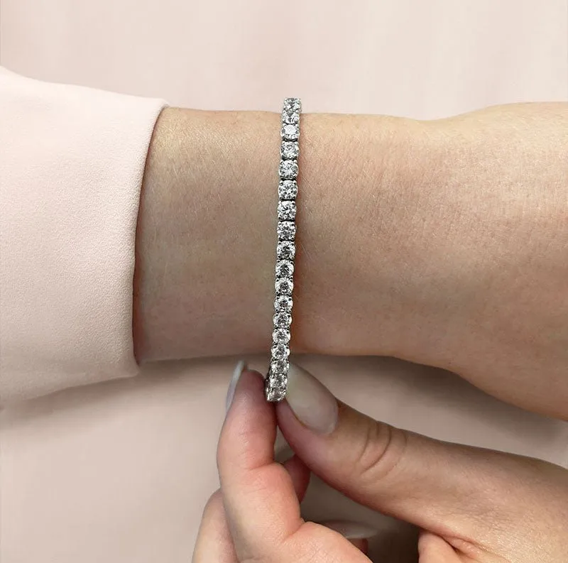 Timeless Dreams Lab-Grown Diamond Tennis Bracelet with 5.67 ct.(finished) 3mm