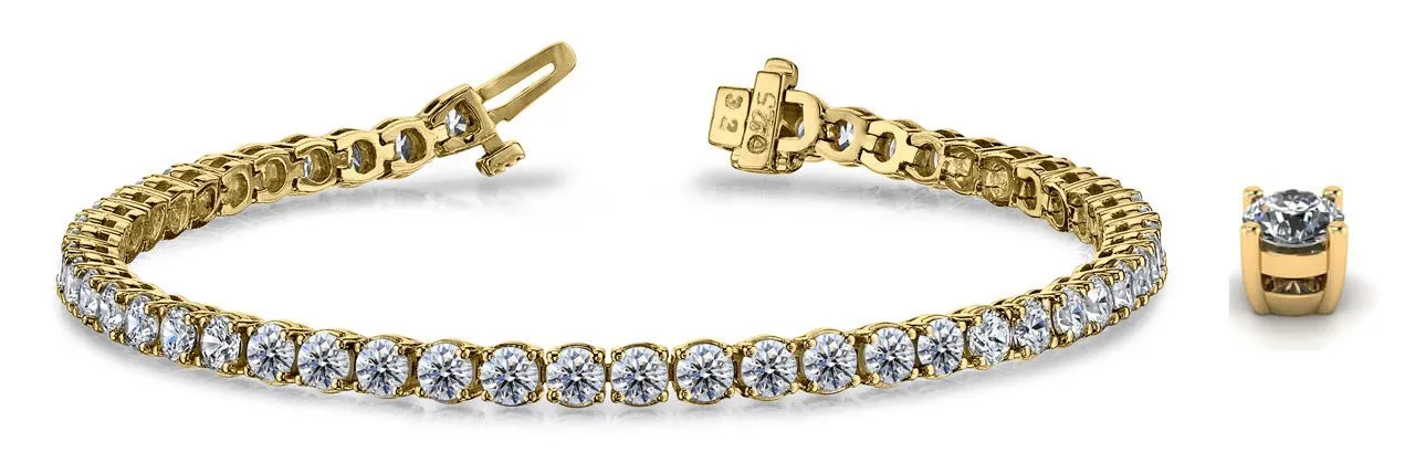 Timeless Dreams Lab-Grown Diamond Tennis Bracelet with 5.67 ct.(finished) 3mm