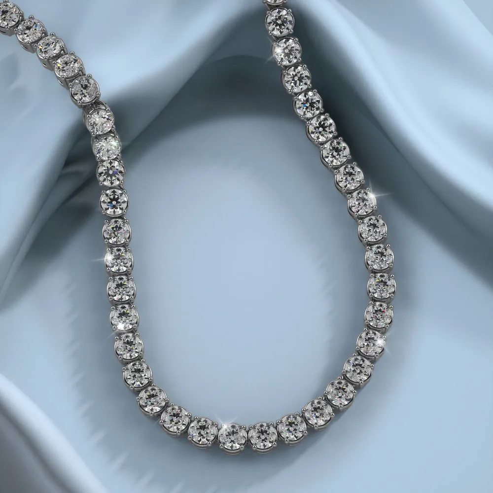 Timeless Dreams Riviera Lab-Grown Diamond Necklace with 8.58 ct.(finished) 2.5mm