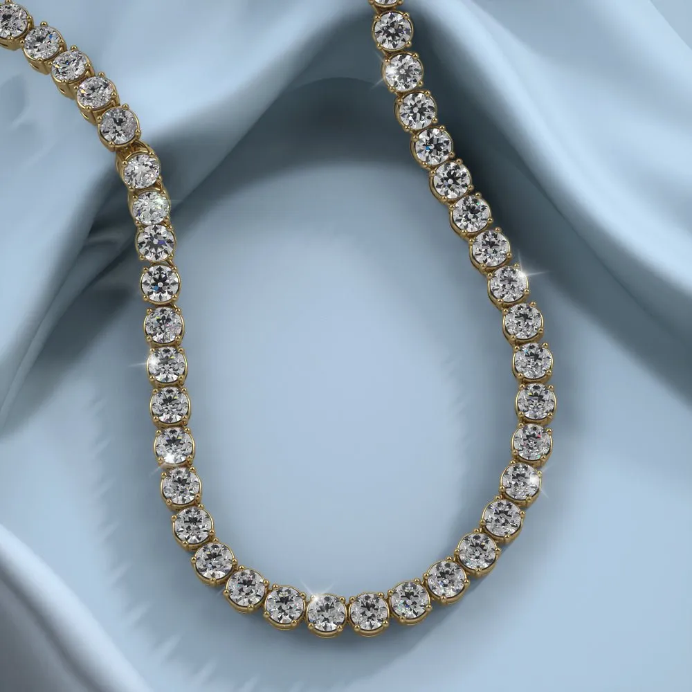 Timeless Dreams Riviera Lab-Grown Diamond Necklace with 8.58 ct.(finished) 2.5mm