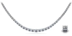 Timeless Dreams Tennis Diamond Necklace with 20.07 ct.(finished)