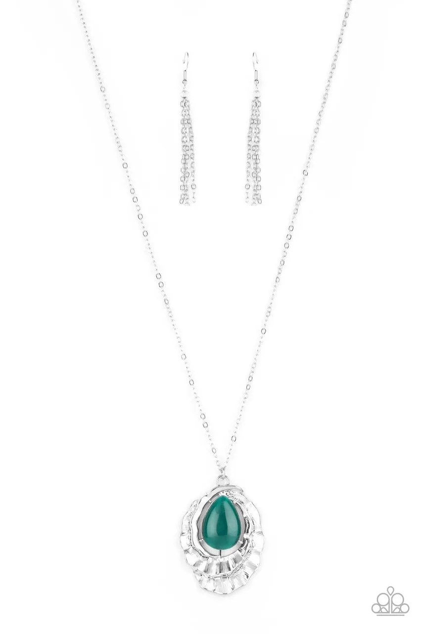 Titanic Trinket Green Paparazzi Necklace