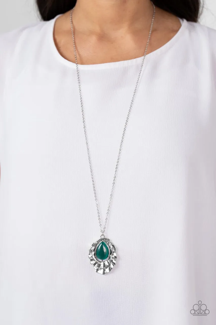 Titanic Trinket Green Paparazzi Necklace