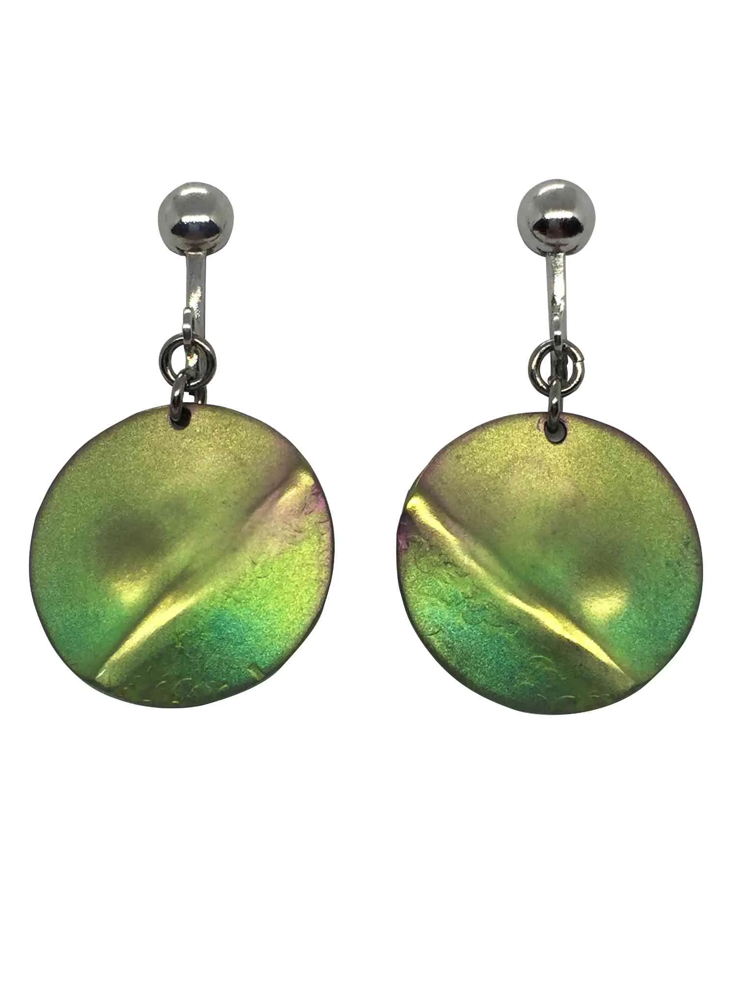 Titanium earrings - PLANET model