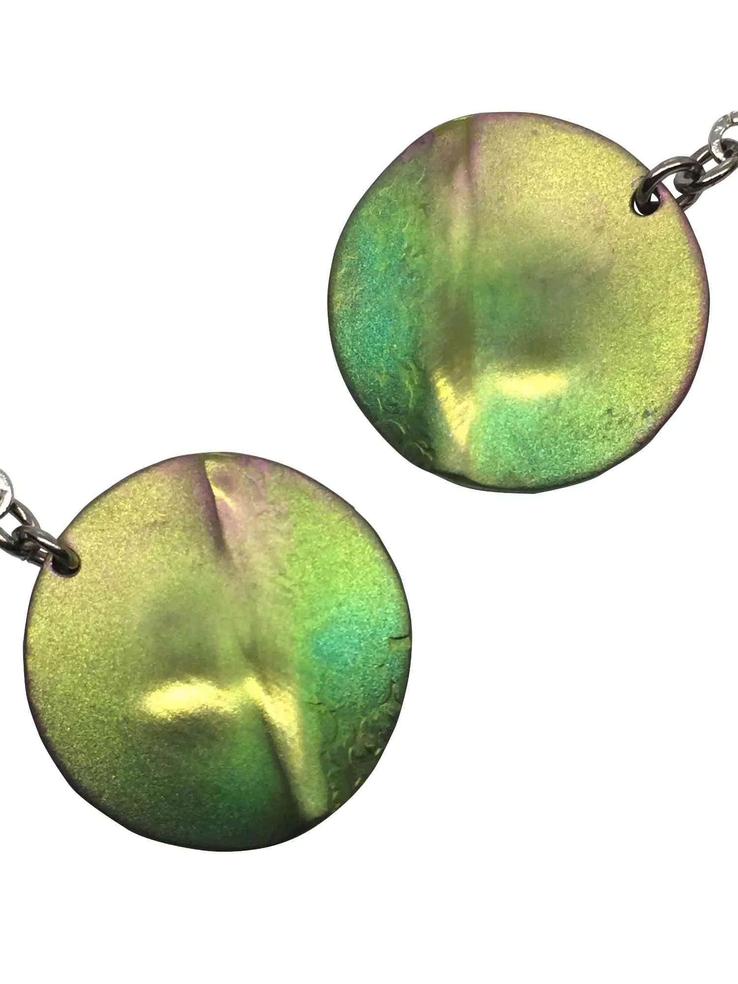 Titanium earrings - PLANET model