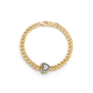 Toujours Diamond Heart Bracelet
