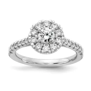 True Origin 1 carat Lab Grown Diamond Halo Engagement Ring