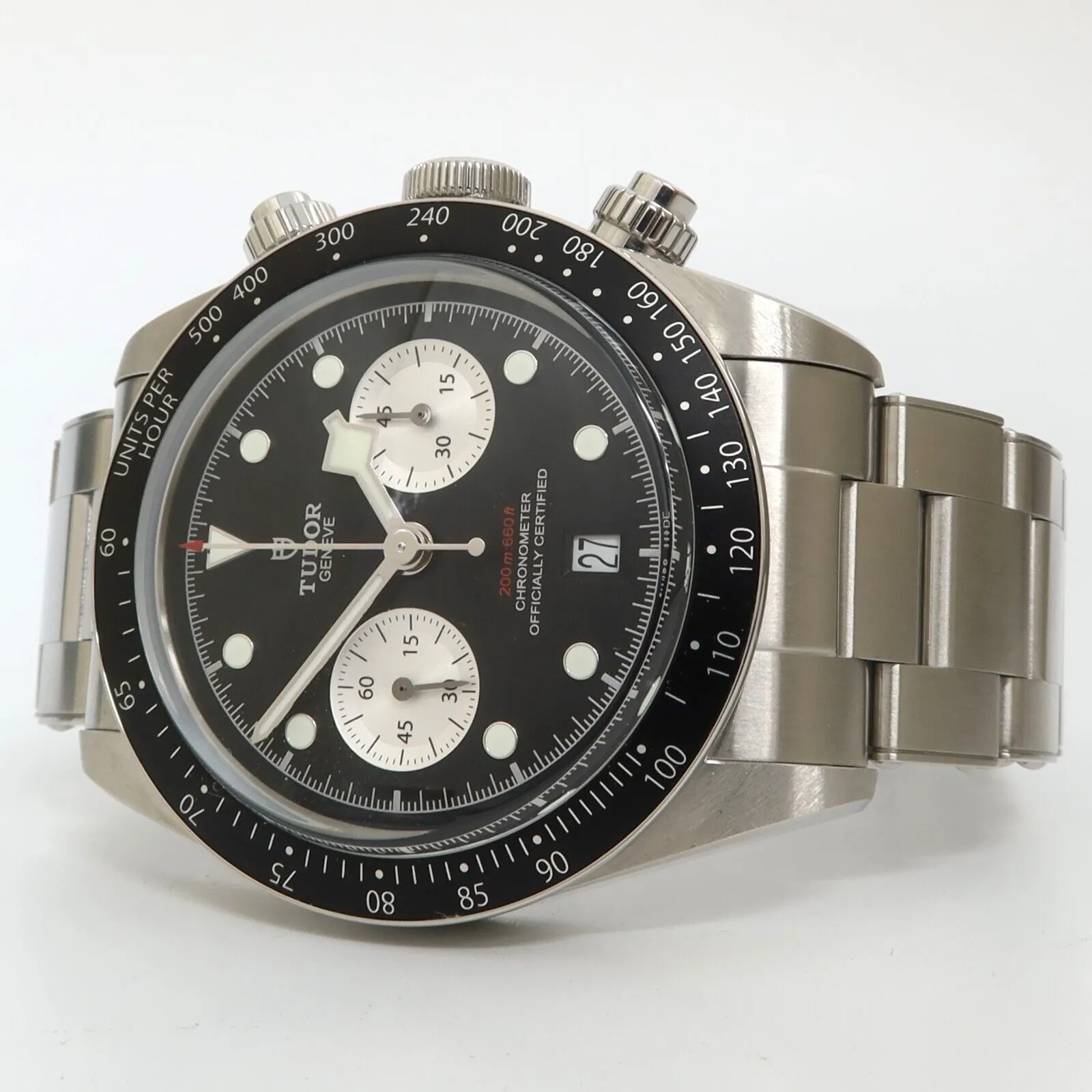 Tudor Black Bay Chronograph 41MM Automatic Black Dial Stainless Steel 79360N
