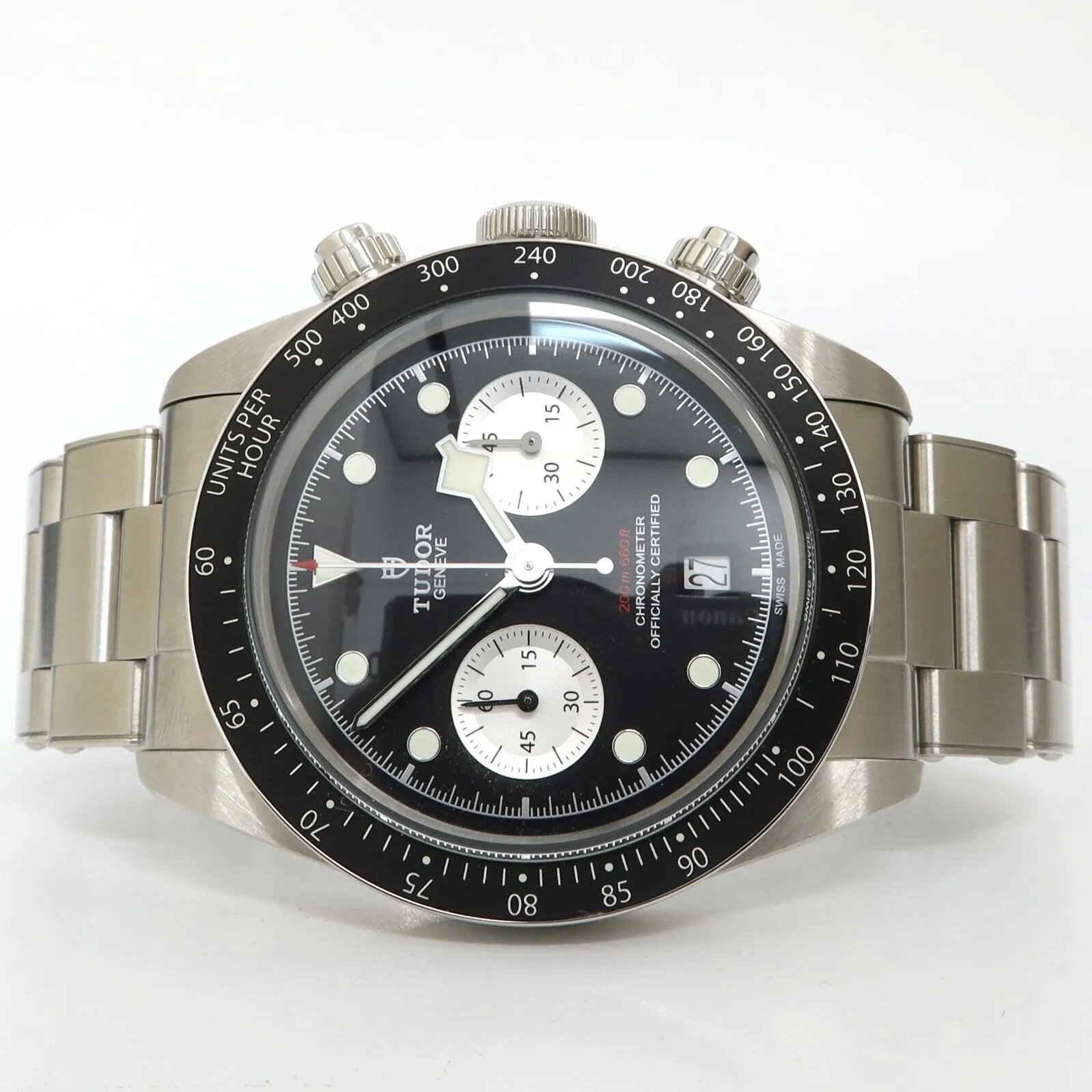 Tudor Black Bay Chronograph 41MM Automatic Black Dial Stainless Steel 79360N